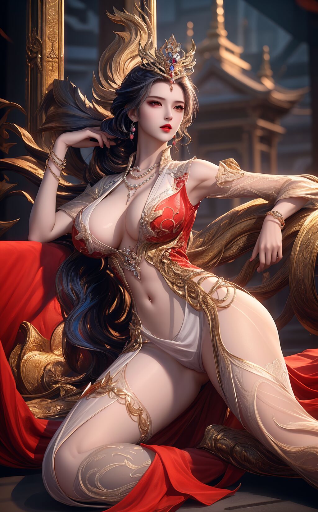 [AI Generated] Douluo Dalu Bibi Dong’s imperial concubine outfit